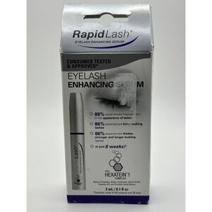 RapidLash Eyelash Enhancing Serum 3ml 0.1 fl oz Hexatein 1 Complex Exp 09/28